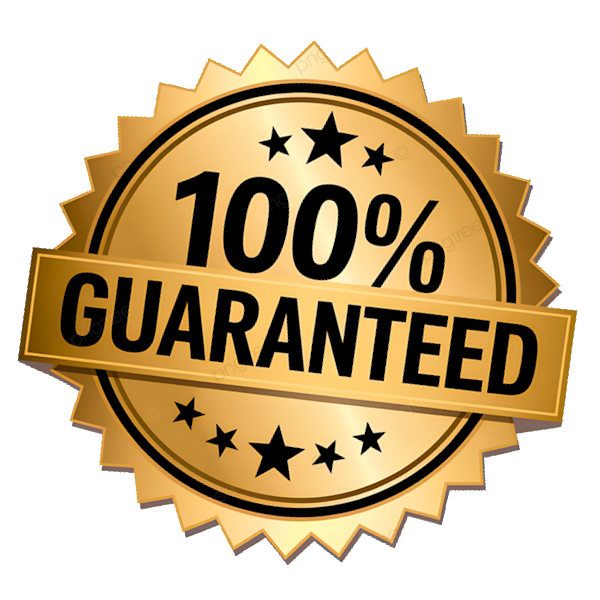 100% Satisfaction Guaranteed